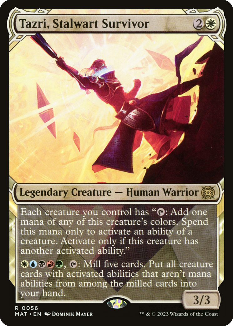 Tazri, Stalwart Survivor (MAT-056) - March of the Machine: The Aftermath: (Showcase)