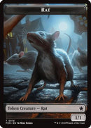 Rat // Zombie Double-Sided Token (FDN-14 // 15) - Foundations Foil