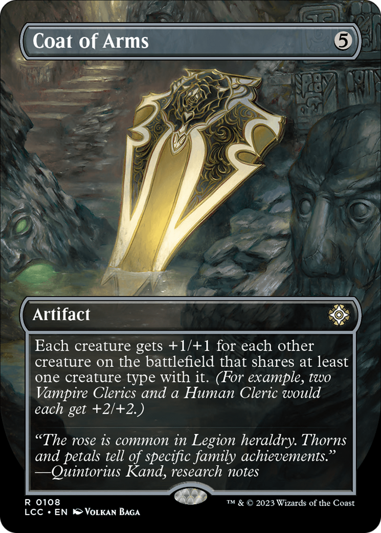 Coat of Arms (LCC-108) - The Lost Caverns of Ixalan Commander (Borderless) Foil