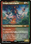 Xenagos, God of Revels (CMR-541) - Commander Legends: (enchantment) Etched Foil