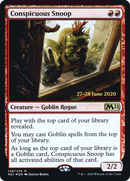 Conspicuous Snoop (PRE-139S) - Core Set 2021 Promos Foil