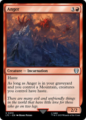 Anger (LTC-210) - Tales of Middle-earth Commander