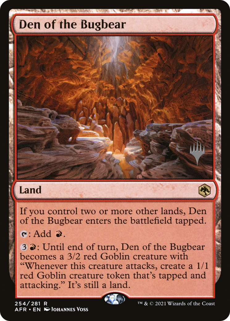 Den of the Bugbear (PPAFR-254) - Adventures in the Forgotten Realms Promos Foil