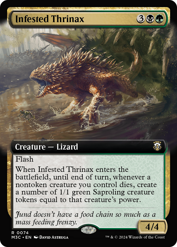 Infested Thrinax (M3C-074) - Modern Horizons 3 Commander: (Extended Art) Foil