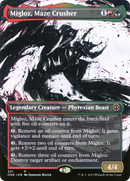Migloz, Maze Crusher (ONE-321) - Phyrexia: All Will Be One: (Showcase) (Borderless)