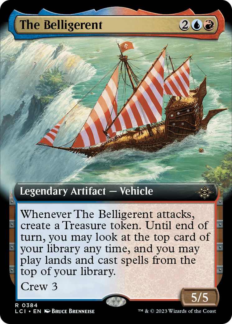 The Belligerent (LCI-384) - The Lost Caverns of Ixalan: (Extended Art)