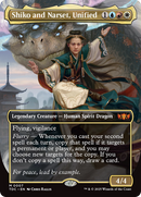 Shiko and Narset, Unified (TDC-007) - Commander: Tarkir: Dragonstorm (Borderless)