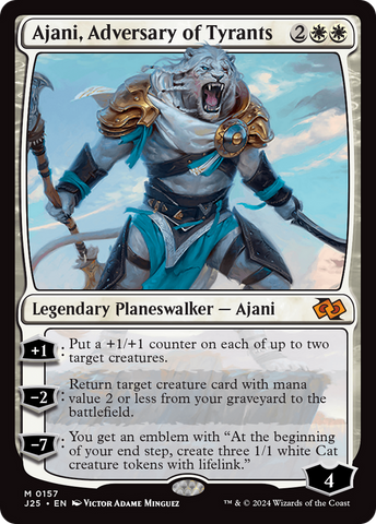 Ajani, Adversary of Tyrants (J25-157) - Foundations Jumpstart