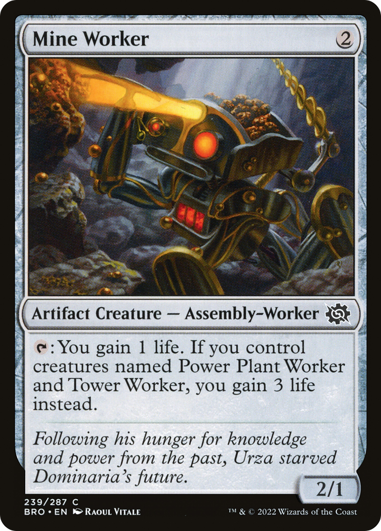 Mine Worker (BRO-239) - The Brothers' War