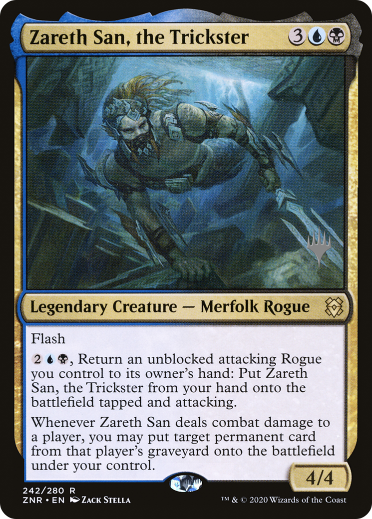 Zareth San, the Trickster (PPZNR-242) - Zendikar Rising Promos