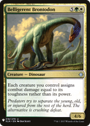 Belligerent Brontodon (PLST-XLN-218) - The List