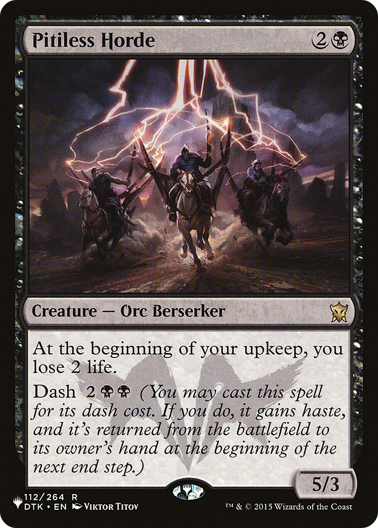 Pitiless Horde (LIST-112/264) - The List