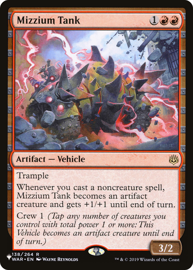 Mizzium Tank (LIST-138/264) - The List