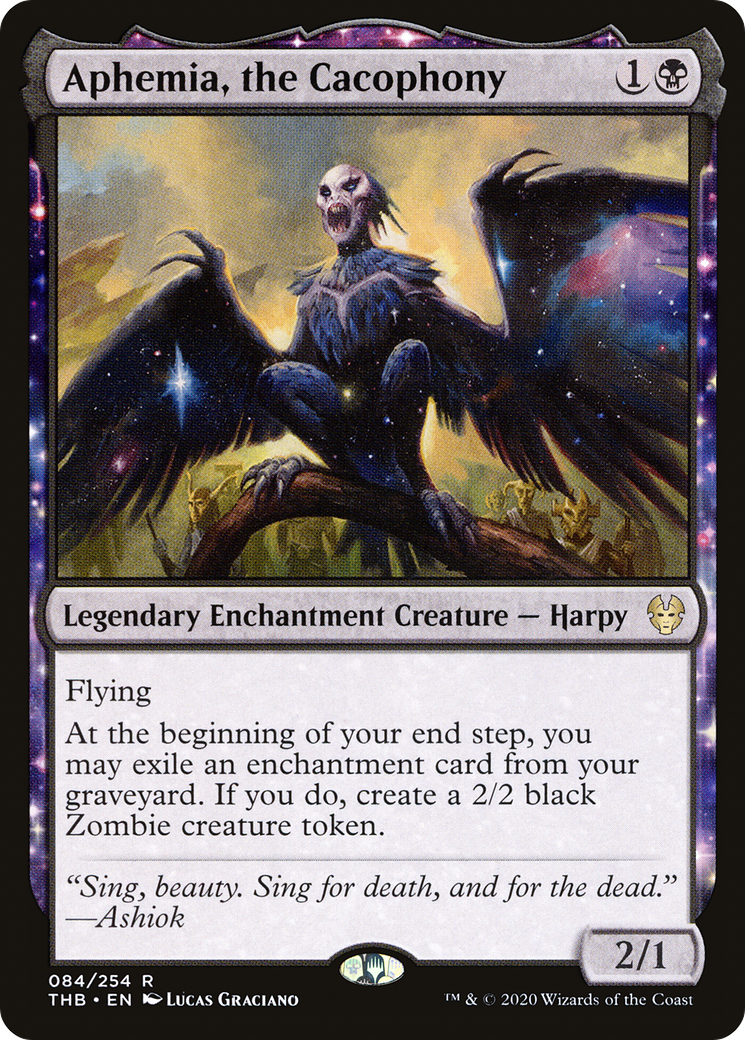 Aphemia, the Cacophony (THB-084) - Theros Beyond Death: (enchantment)