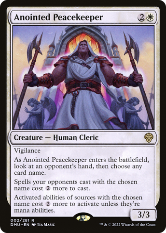 Anointed Peacekeeper (DMU-002) - Dominaria United