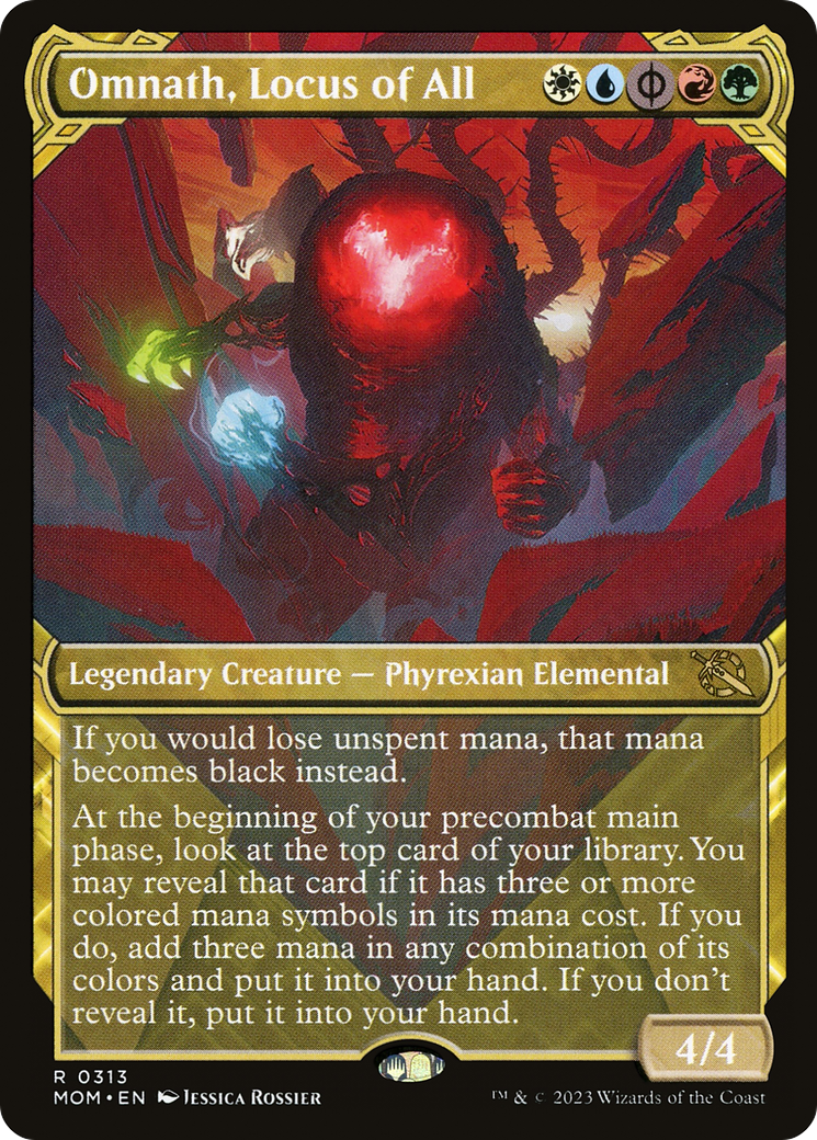 Omnath, Locus of All (MOM-313) - March of the Machine: (Showcase) Foil