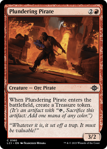 Plundering Pirate (LCI-160) - The Lost Caverns of Ixalan