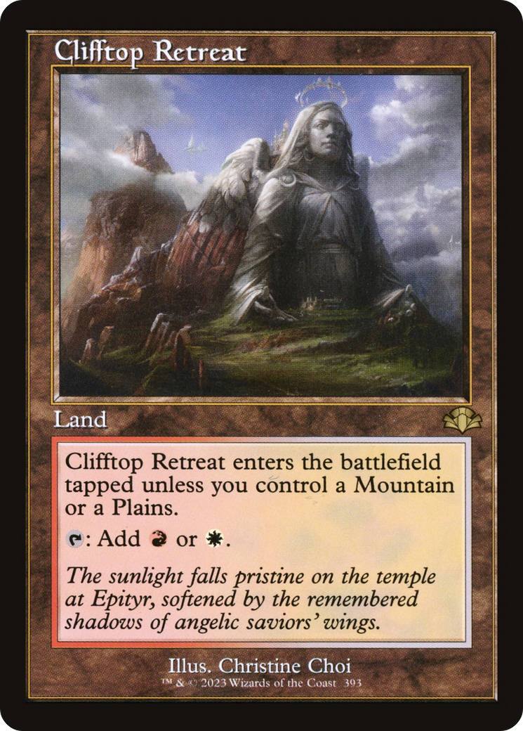 Clifftop Retreat (DMR-393) - Dominaria Remastered Foil