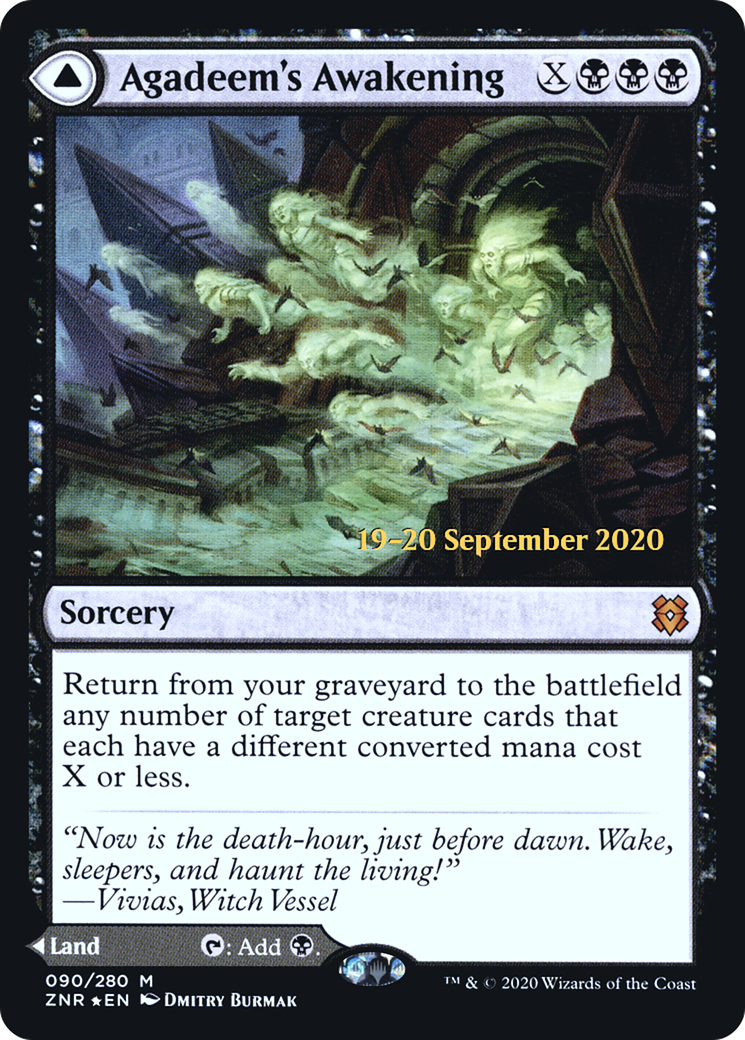 Agadeem's Awakening // Agadeem, the Undercrypt (PRE-90S) - Zendikar Rising Promos Foil