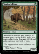 Territorial Boar (CLU-175) - Ravnica: Clue Edition