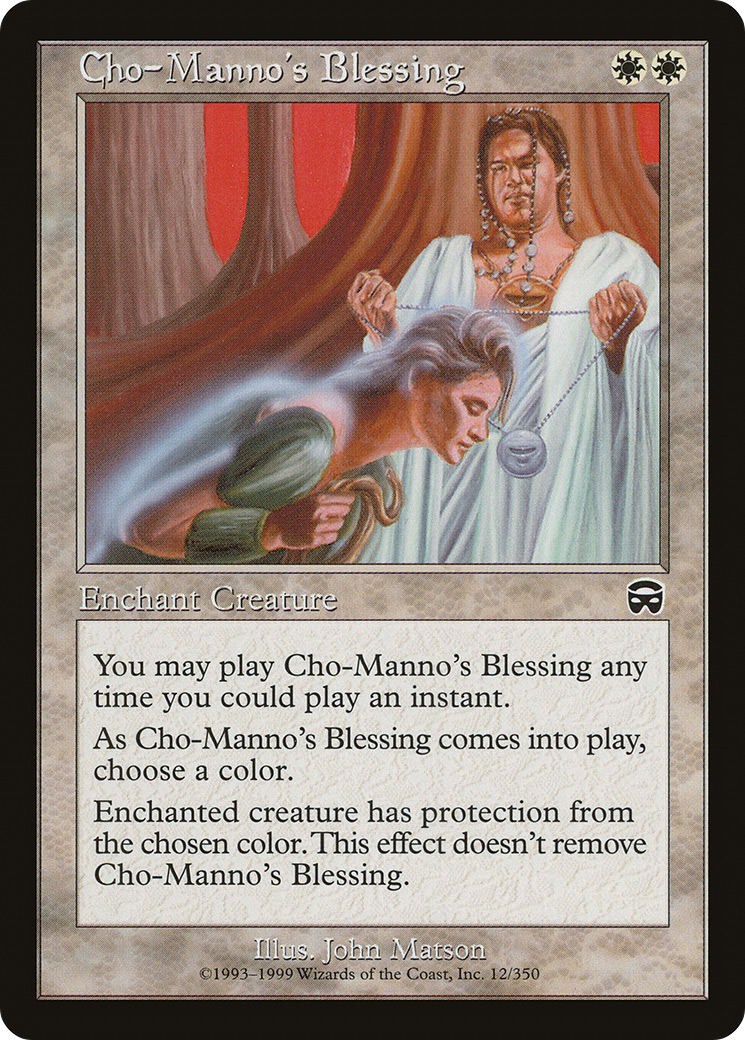 Cho-Manno's Blessing (MMQ-012) - Mercadian Masques