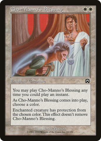 Cho-Manno's Blessing (MMQ-012) - Mercadian Masques Foil
