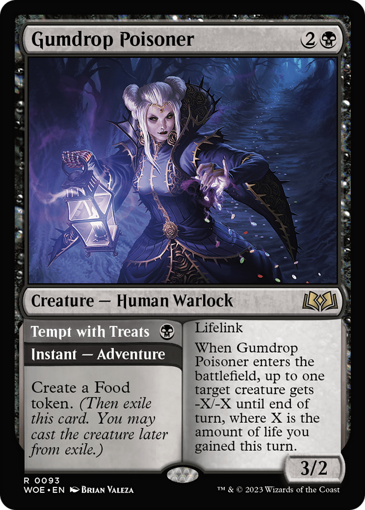 Gumdrop Poisoner // Tempt with Treats (WOE-093) - Wilds of Eldraine Foil