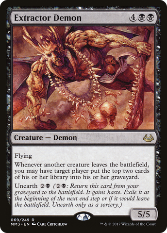 Extractor Demon (MM3-069) - Modern Masters 2017