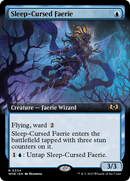 Sleep-Cursed Faerie (WOE-334) - Wilds of Eldraine: (Extended Art) Foil