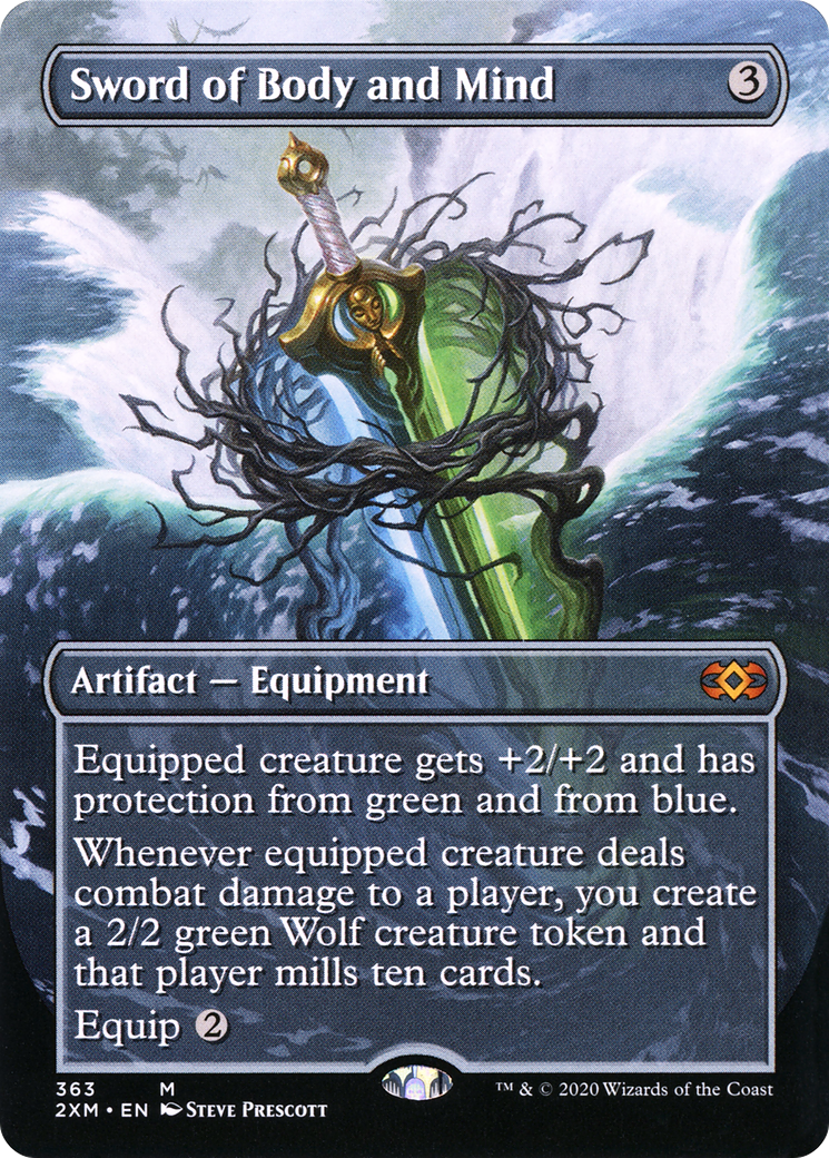 Sword of Body and Mind (2XM-363) - Double Masters (Borderless) Foil
