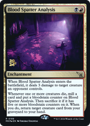 Blood Spatter Analysis (PRE-189) - Murders at Karlov Manor Promos Foil