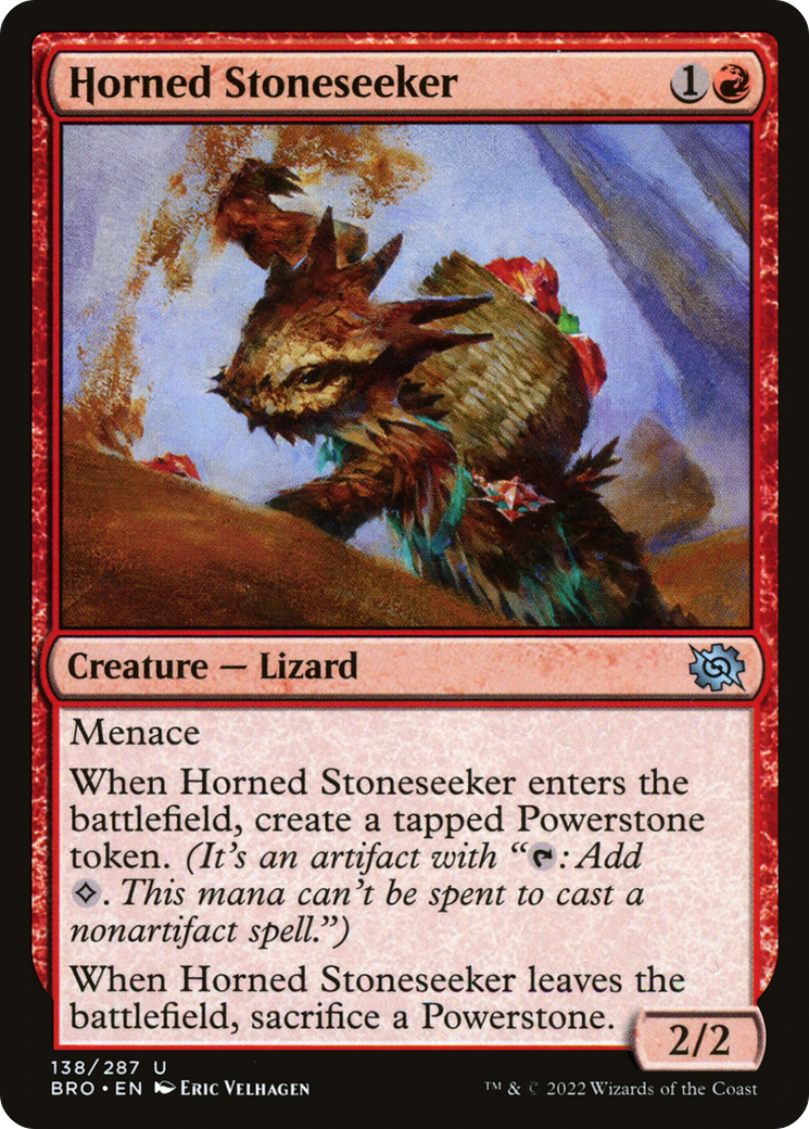 Horned Stoneseeker (BRO-138) - The Brothers' War