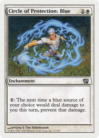 Circle of Protection: Blue (8ED-011) - Eighth Edition