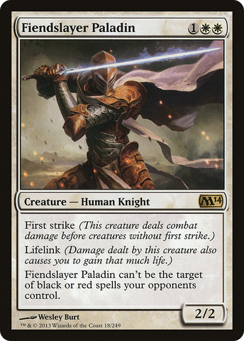 Fiendslayer Paladin (M14-018) - Magic 2014 Foil