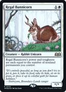 Regal Bunnicorn (PRE-025) - Wilds of Eldraine Promos Foil