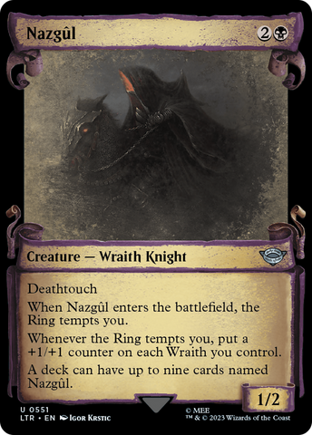 Nazgûl (LTR-551) - The Lord of the Rings: Tales of Middle-earth: (Showcase)