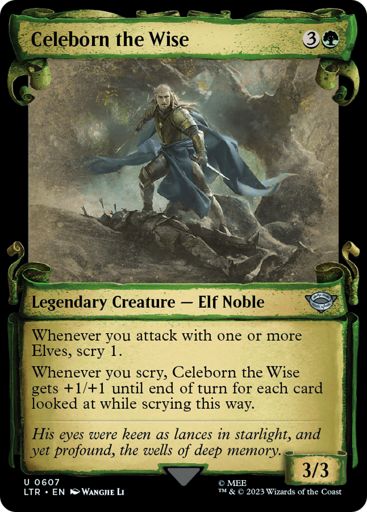 Celeborn the Wise (LTR-607) - The Lord of the Rings: Tales of Middle-earth: (Showcase) Foil