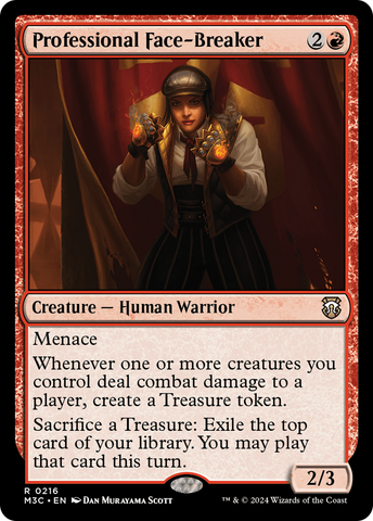 Professional Face-Breaker (M3C-216) - Modern Horizons 3 Commander