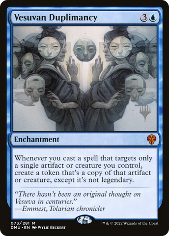 Vesuvan Duplimancy (PPDMU-73P) - Dominaria United Promos Foil