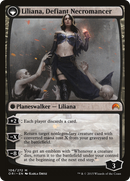 Liliana, Heretical Healer // Liliana, Defiant Necromancer (LIST-ORI-106) - The List: (originpwdfc)