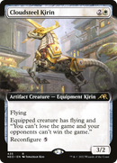Cloudsteel Kirin (NEO-435) - Kamigawa: Neon Dynasty: (Extended Art) Foil