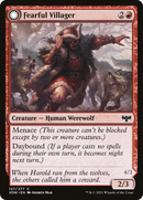 Fearful Villager // Fearsome Werewolf (VOW-157) - Innistrad: Crimson Vow: (Double Faced Transform)