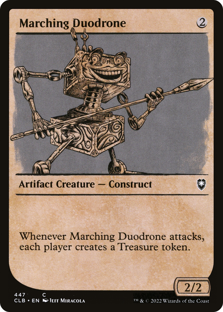Marching Duodrone (CLB-447) - Commander Legends: Battle for Baldur's Gate: (Showcase) Foil
