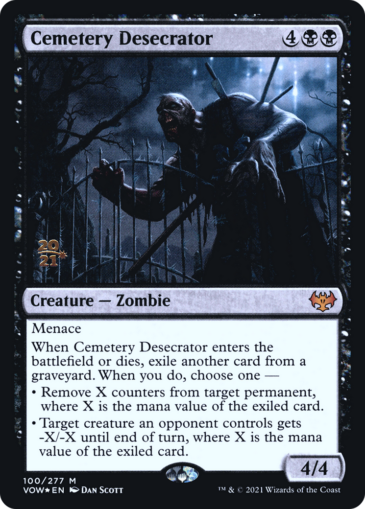Cemetery Desecrator (PRE-100S) - Innistrad: Crimson Vow Promos Foil