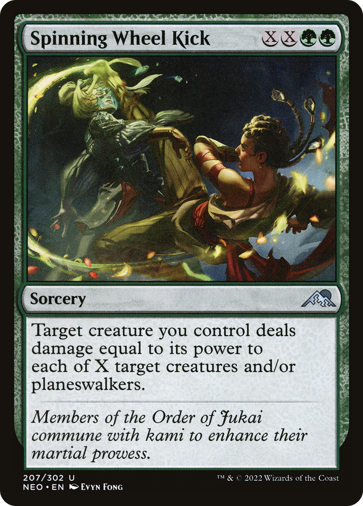 Spinning Wheel Kick (NEO-207) - Kamigawa: Neon Dynasty