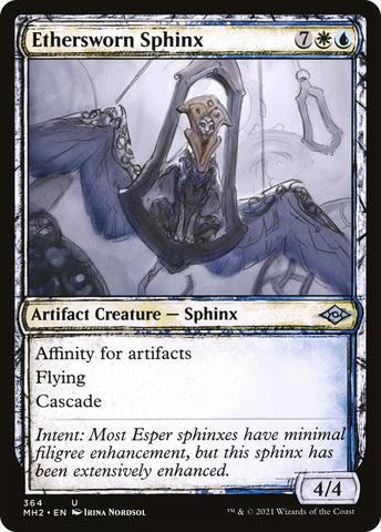 Ethersworn Sphinx (MH2-364) - Modern Horizons 2: (Showcase)