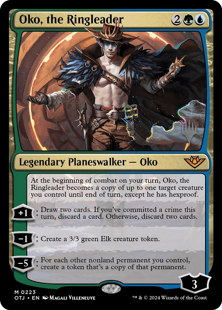 Oko, the Ringleader (PPOTJ-223) - Outlaws of Thunder Junction Promos
