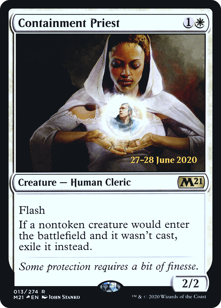 Containment Priest (PRE-13S) - Core Set 2021 Promos Foil