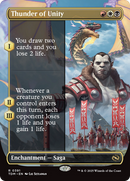 Thunder of Unity (TDM-391) - Tarkir: Dragonstorm: (enchantment) (Borderless)