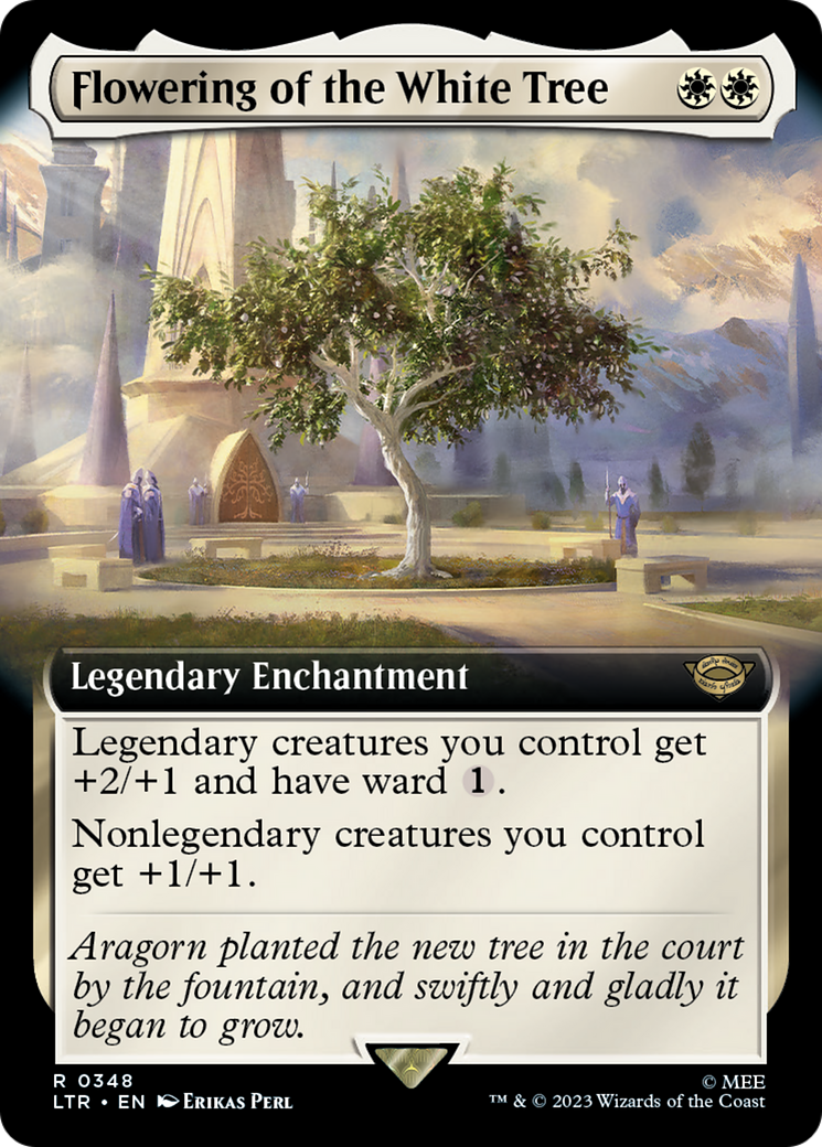 Flowering of the White Tree (LTR-348) - The Lord of the Rings: Tales of Middle-earth: (Extended Art)